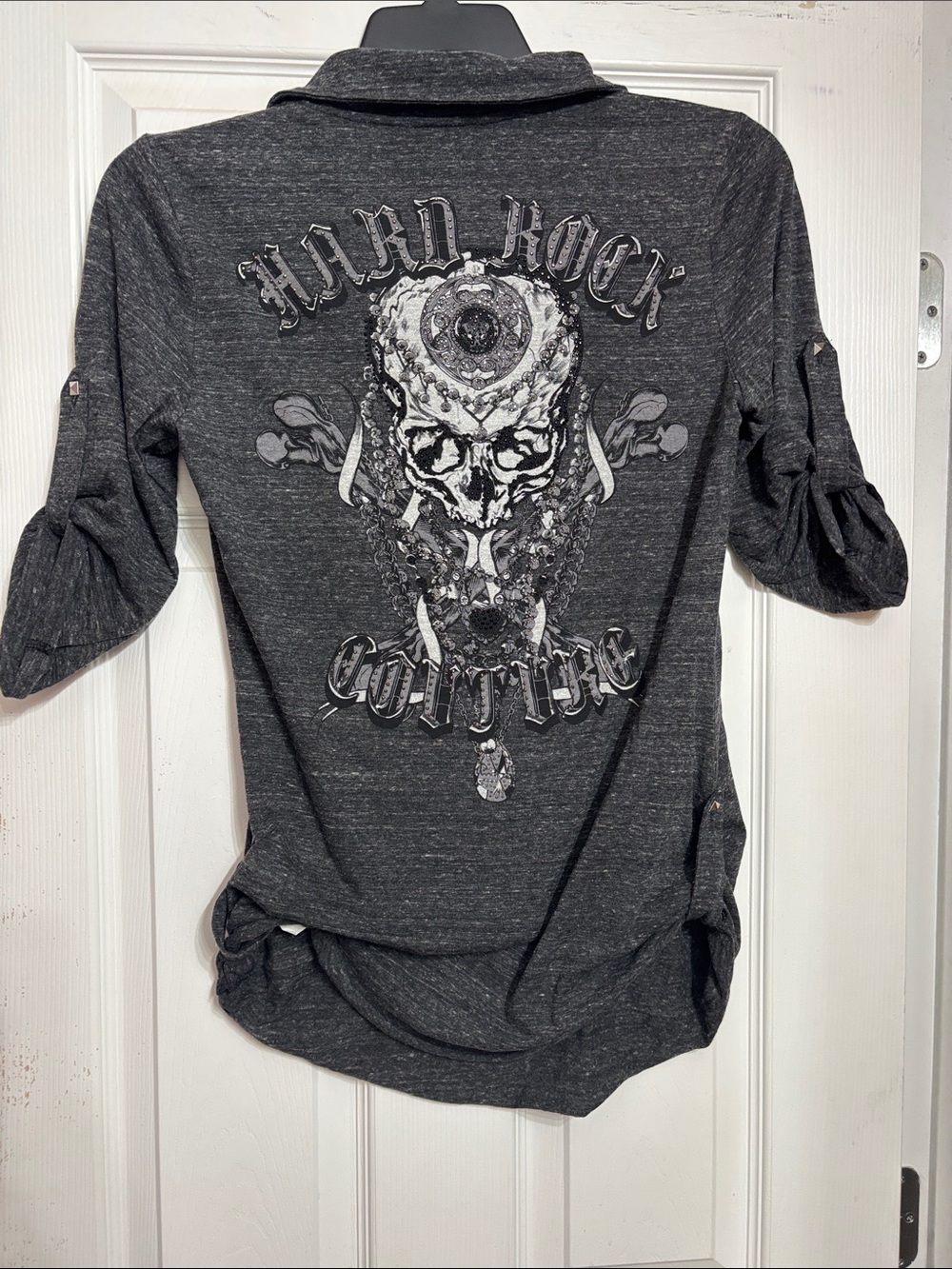 Hard Rock Cafe Charcoal Heather Polo Tunic